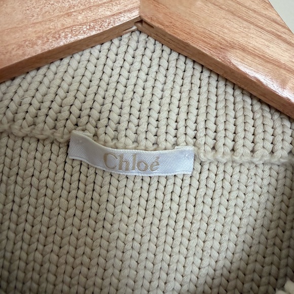 Chloe Cream Sweater with Black Details - Picture 3 of 5